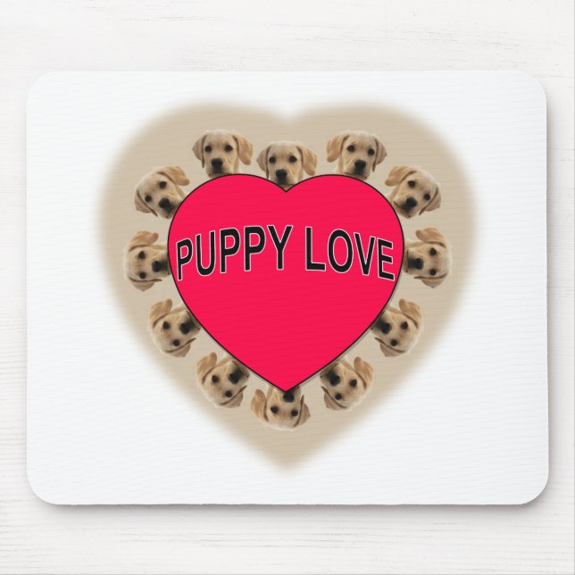 Puppy Love Mouse Pad (Front)