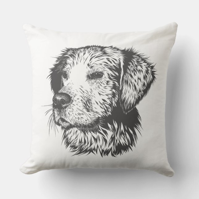 Puppy Love Pillow (Front)