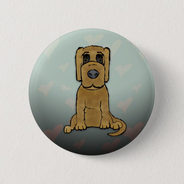 Puppy Love Pinback Button (Front)