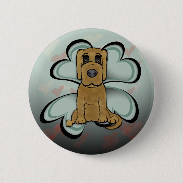 Puppy Love Pinback Button (Front)