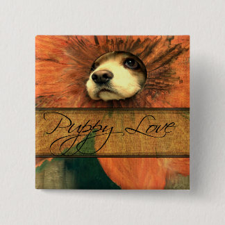 Puppy Love Pinback Button