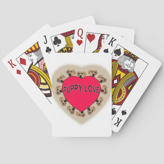 Puppy Love Poker Cards (Back)
