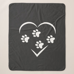 PUPPY LOVE SHERPA BLANKET