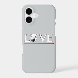 Puppy Love Text Art iPhone 17 Case