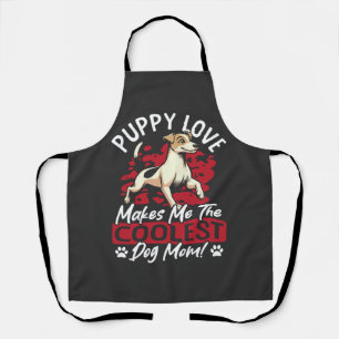 Puppy Love the Coolest Dog Mom! My Mom Is Cool Dog Apron