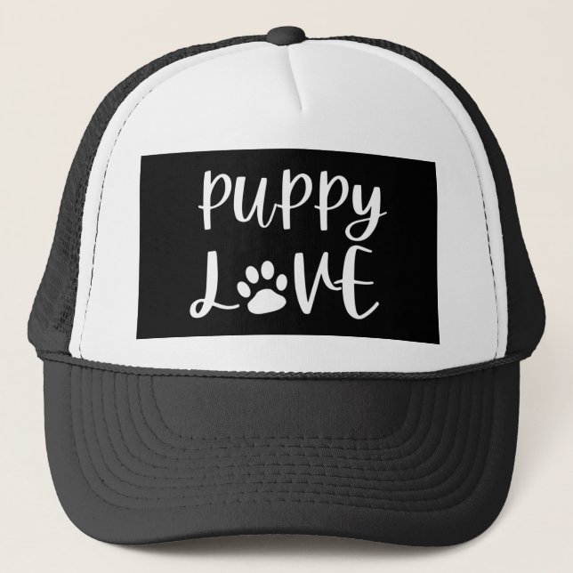 Puppy Love Trucker Hat (Front)