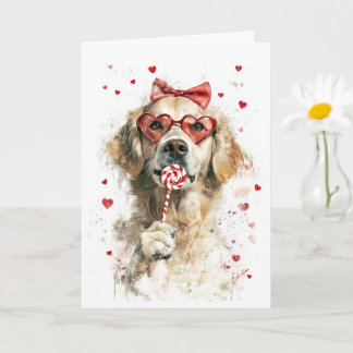 Puppy Love Valentine's Day Card