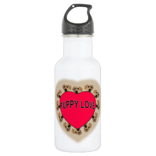 Puppy Love Water Bottle