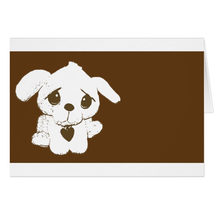 puppy Miss You Card