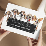 Puppy Modern Dog Walker Pet Sitting QR Code  Flyer<br><div class="desc">Introducing our modern flyer designed for dog walkers, pet sitters, groomers, trainers, and all pet care professionals! This eye-catching flyer features a sleek, modern design with space for your services, contact details, and a convenient QR code for easy access to your website or contact information. Ideal for pet shops, breeders,...</div>