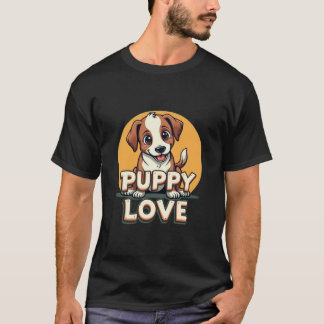 Puppy Mom Funny Dog Puppies Lover Quote Cute Puppy T-Shirt