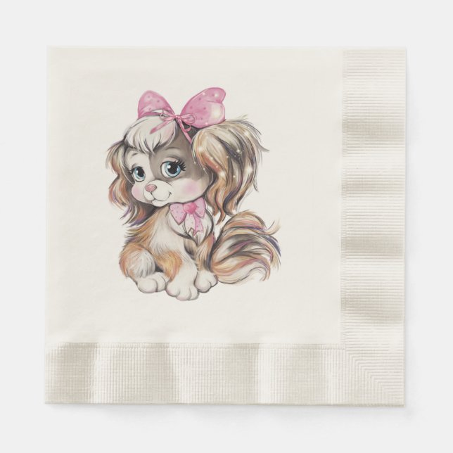 Puppy Napkins (Front)