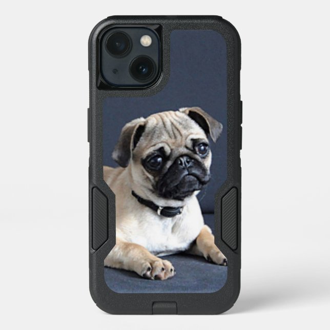 Puppy On Lounging Couch Otterbox iPhone Case (Back)