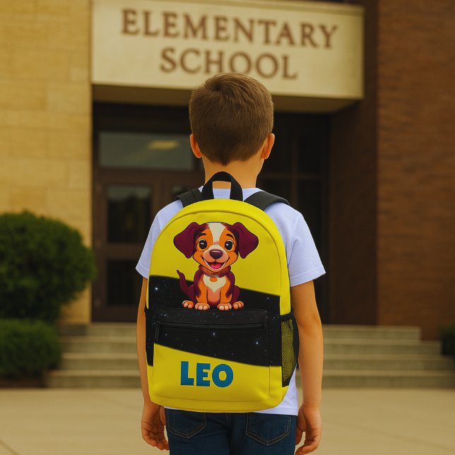 Puppy on My Pack (Back to school )