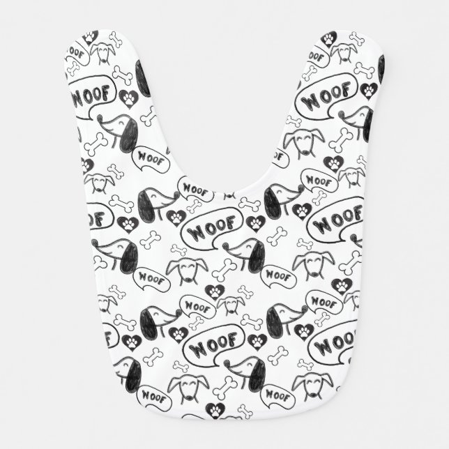 Puppy Pals Baby Bib (Front)