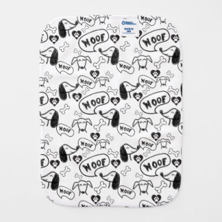 Puppy Pals Baby Burp Cloth