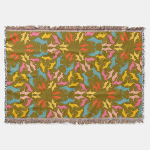 Puppy Pattern Throw Blanket
