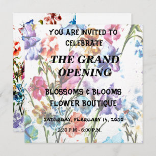 PUPPY PAW PRINTS   GRAND OPENING INVITATION