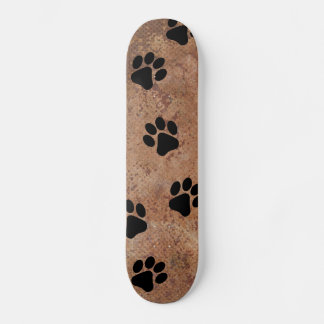 Puppy Paw Prints Skateboard