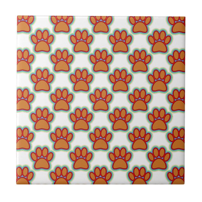 Puppy Paws Tile (Front)