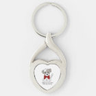 Puppy Photo Upload or Drawing Keychain