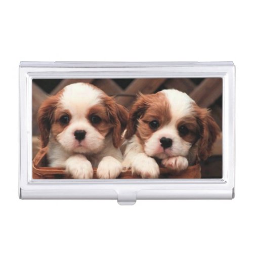 Puppy Pictures Business Card Holder