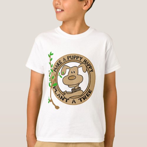 Puppy Plant a Tree Tshirts and Gifts