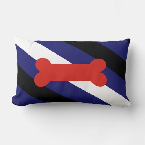 PUPPY PLAY PRIDE DIAGONAL LUMBAR PILLOW