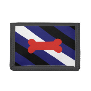 PUPPY PLAY PRIDE DIAGONAL TRI-FOLD WALLET