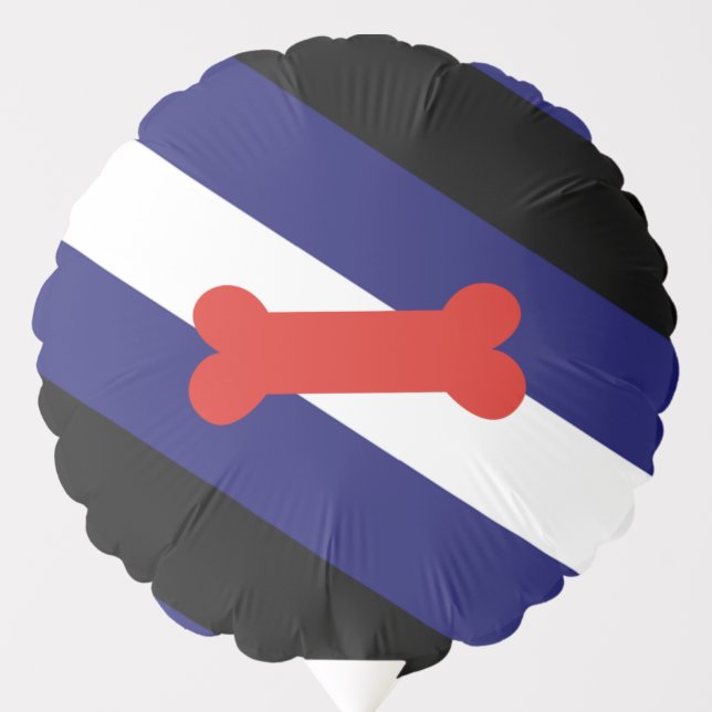 Puppy Play Pride Flag Balloon (Front)