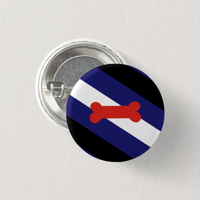 Puppy Play Pride Flag Button (Front & Back)
