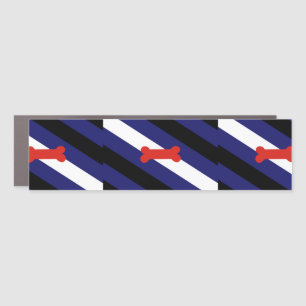 Puppy Play Pride Flag Car Magnet