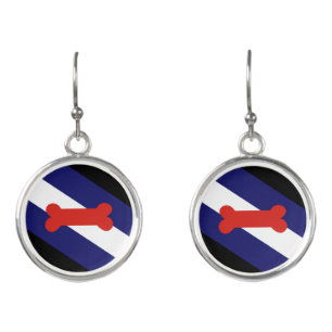 Puppy Play Pride Flag Earrings