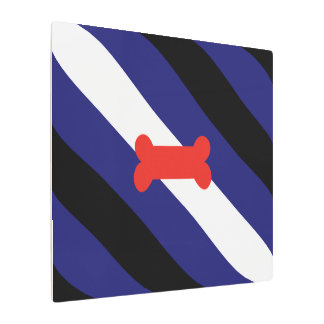 Puppy Play Pride Flag Metal Print