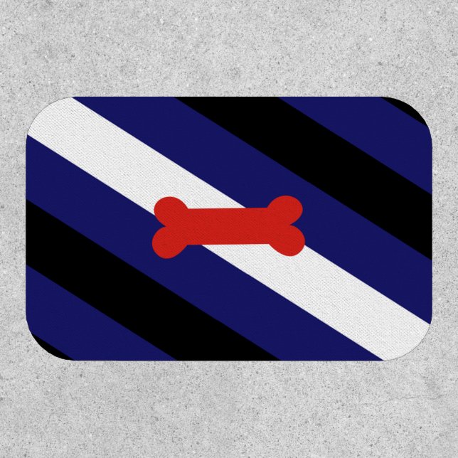 Puppy Play Pride Flag Patch (Front)