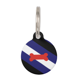 Puppy Play Pride Flag Pet ID Tag