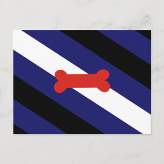 Puppy Play Pride Flag Postcard