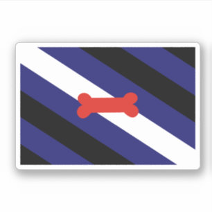 Puppy Play Pride Flag Sticker
