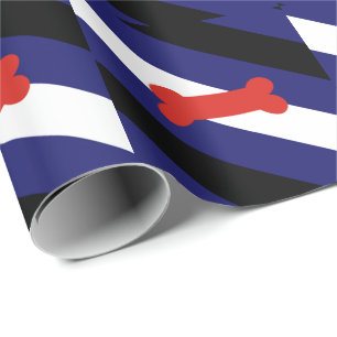 Puppy Play Pride Flag Wrapping Paper