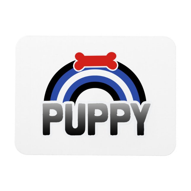 Puppy Play Pride Magnet (Horizontal)
