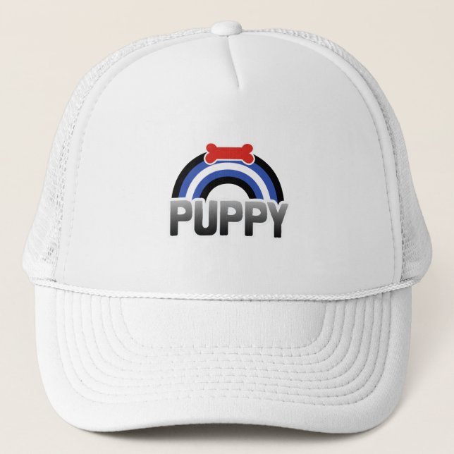 Puppy Play Pride Trucker Hat (Front)