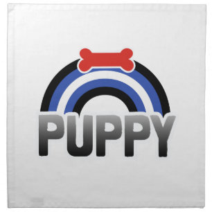 PUPPY PLAY RAINBOW NAPKIN