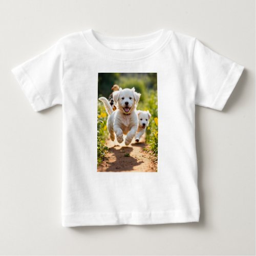 puppy playing baby T_Shirt