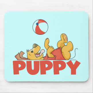 Puppy Plays TShirts and Gifts Mouse Pad