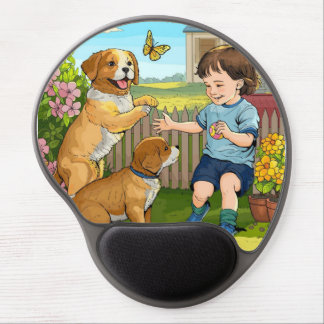 Puppy Playtime Gel Mouse Pad