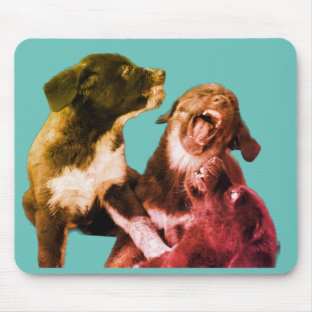 Puppy Playtime Mouse Pad (Front)