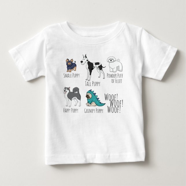 Puppy Poem Baby T-Shirt (Front)