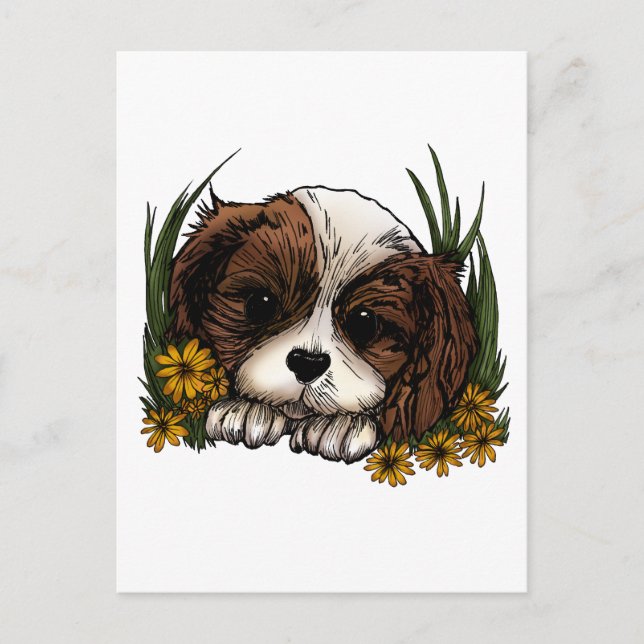 Puppy Postcard (Front)