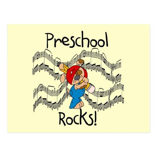 Puppy Preschool Rocks Tshirts and Gifts Postcard