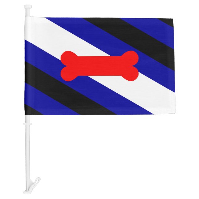 Puppy Pride Car Flag (Front)
